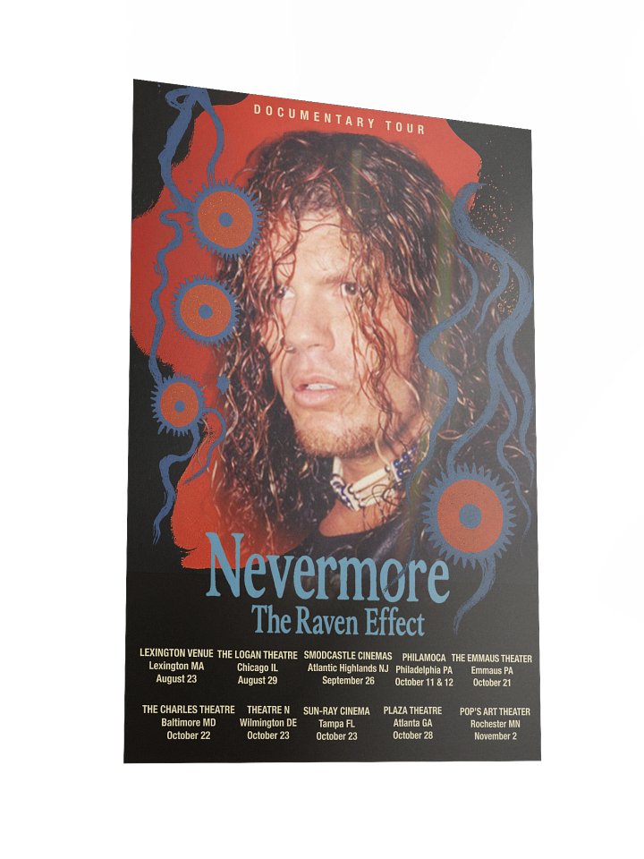 Nevermore: The Raven Effect. Official Documentary Tour Poster. product image (4)
