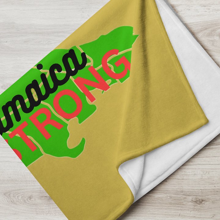 Jamaica STRONG Throw Blanket product image (2)
