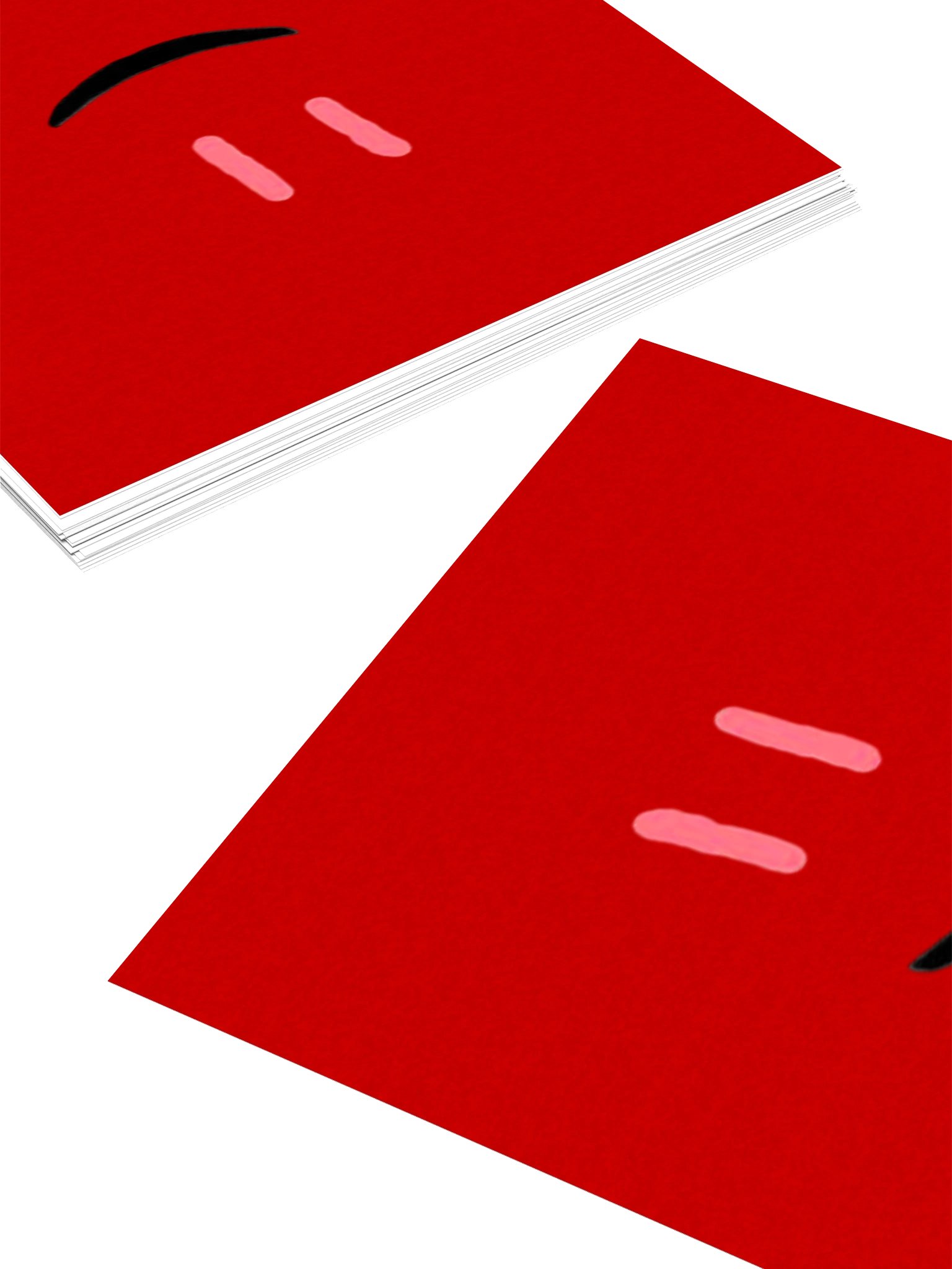 RED BACKGROUND MOOD Sticker product image (4)