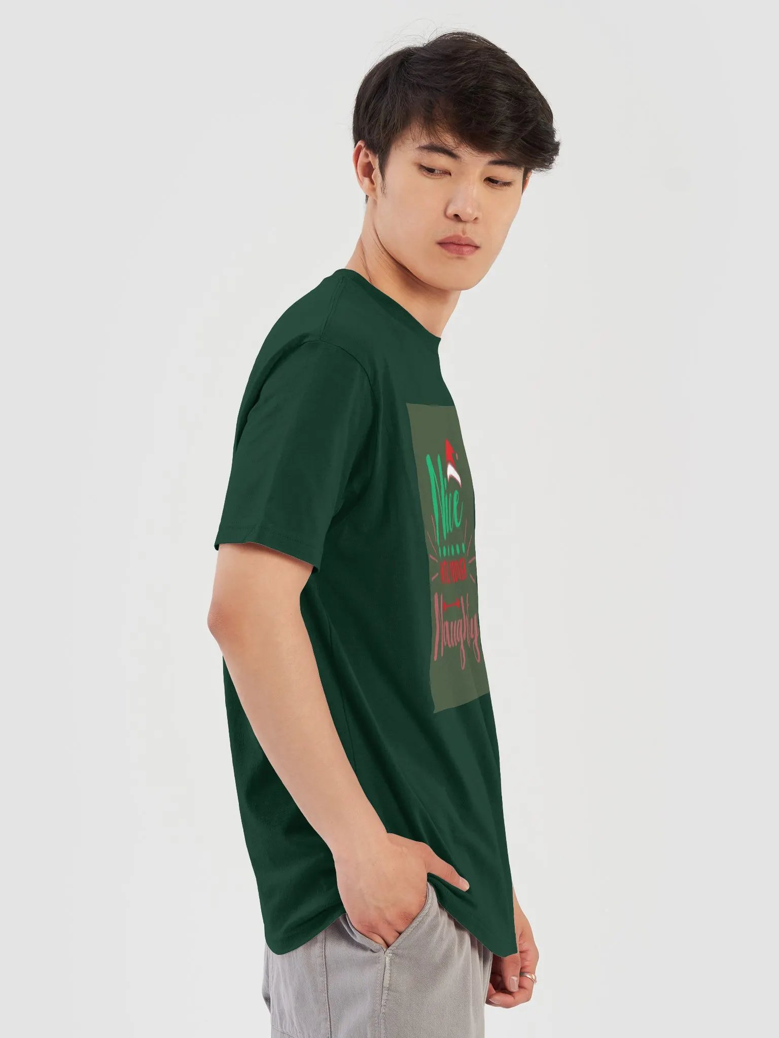 CHRISTMAS FUNNY TEES 4U FOR MEN - “Nice until proven NAUGHTY.” product image (6)