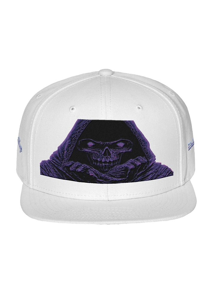 D3a1hXSaga — Neon Reaper Snapback - White Edition product image (1)