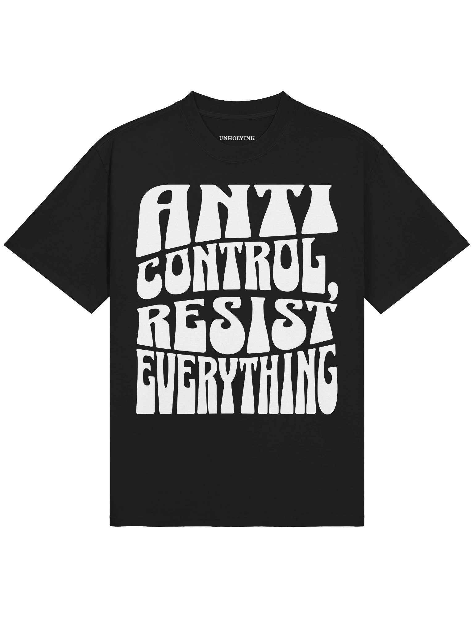 ANTI CONTROL RESIST EVERYTHING — Oversized Tee product image (2)