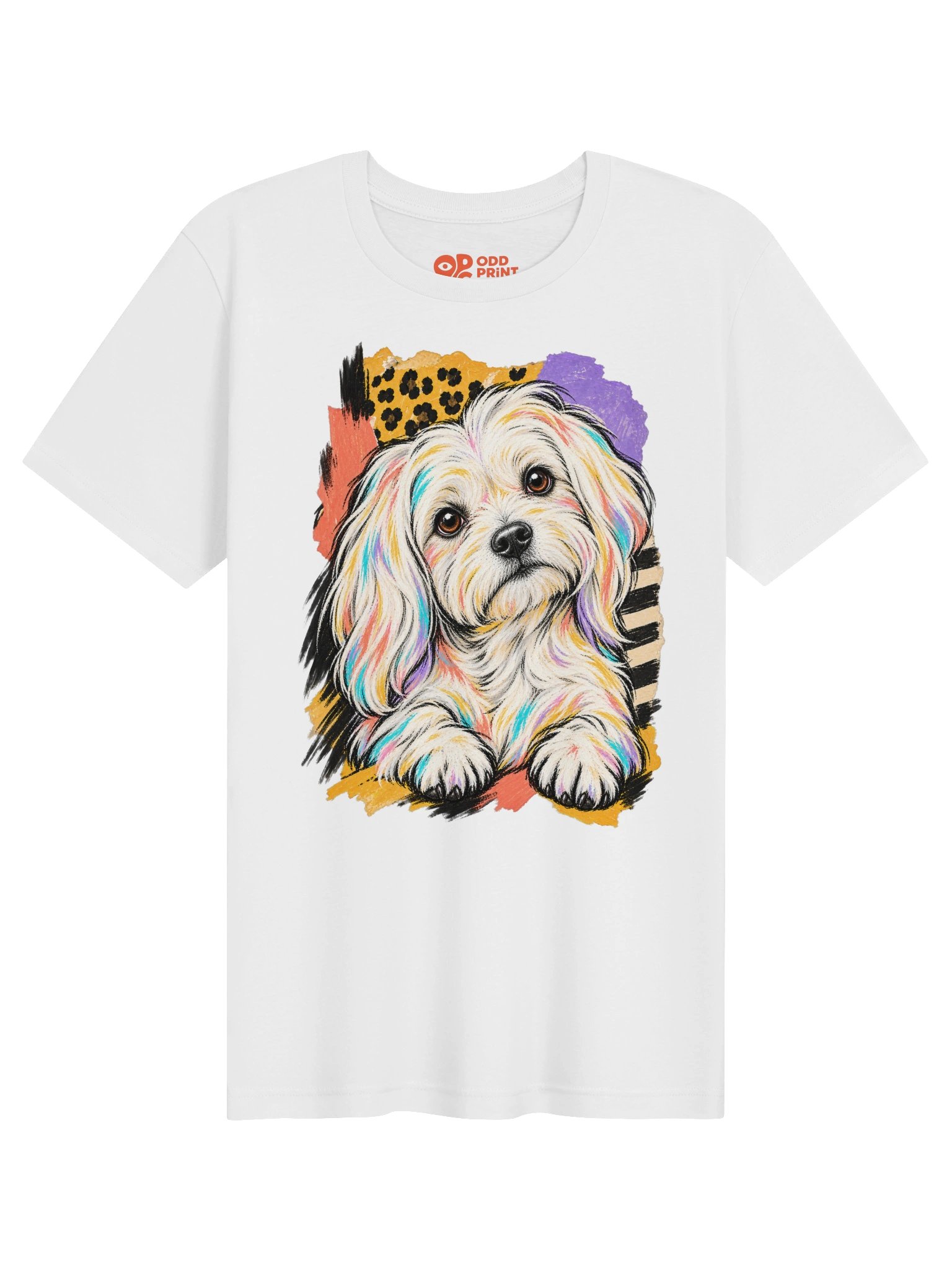 Maltese Dog Portrait T-Shirt product image (2)