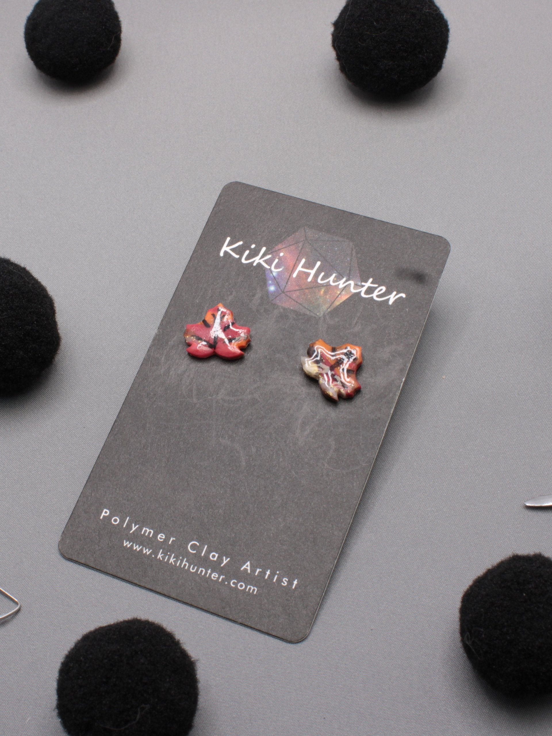 Retro Fall Leaves Studs product image (1)
