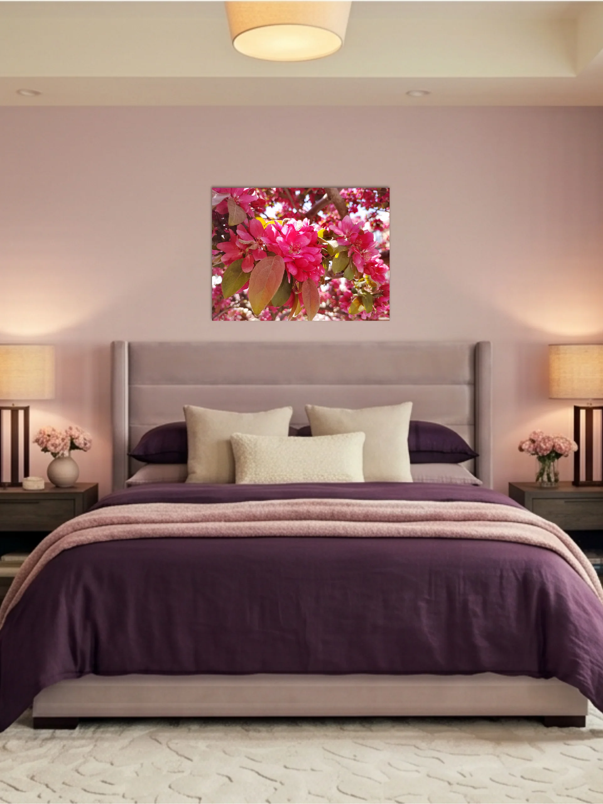 Ethereal Magenta Spring Blossoms – Canvas Fine Art product image (1)