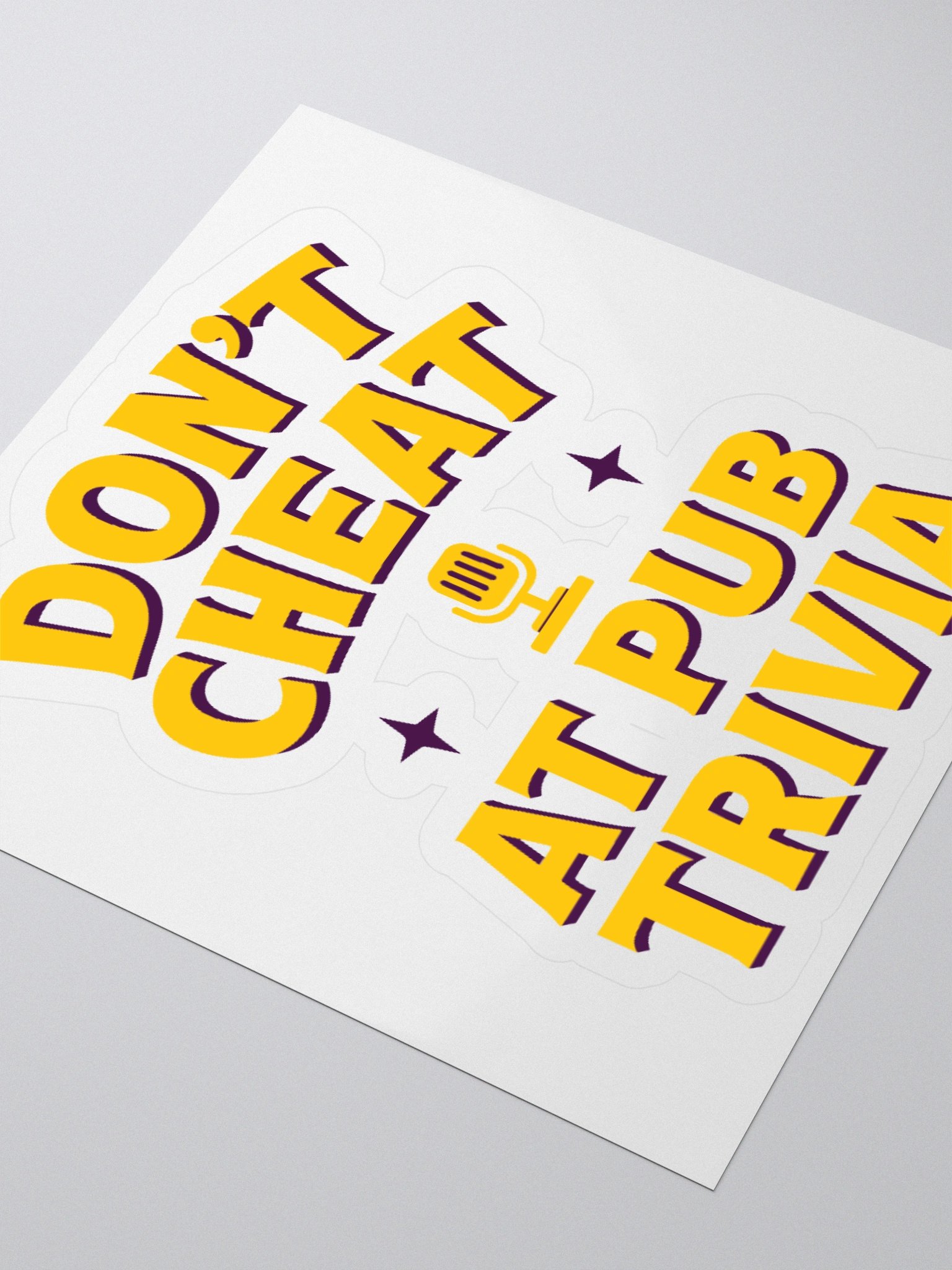 Don't Cheat Stickers product image (3)