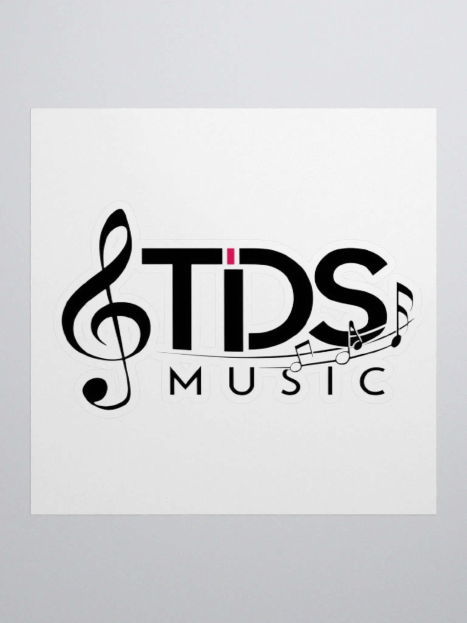 Exclusive TDS MUSIC Logo Sticker - Premium Kiss Cut Vinyl product image (1)