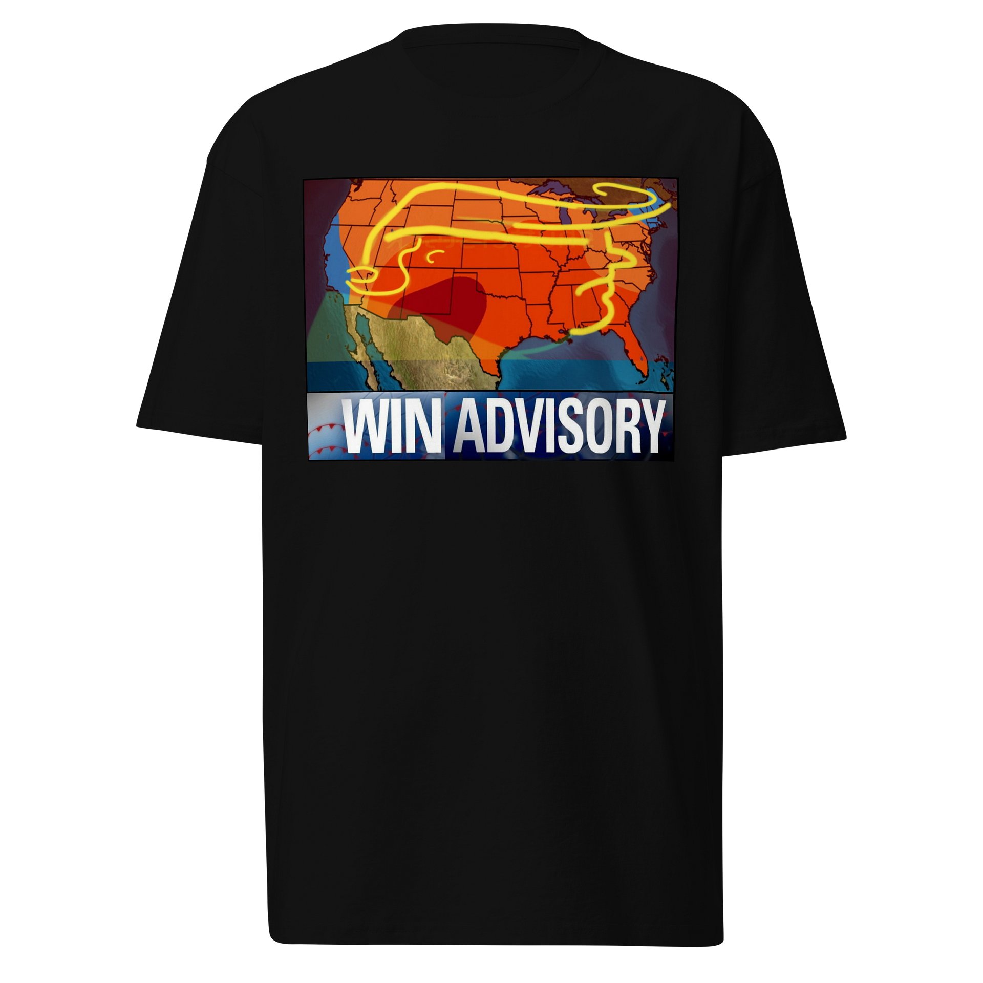 Win Advisory Weather Map Men's Tee product image (1)