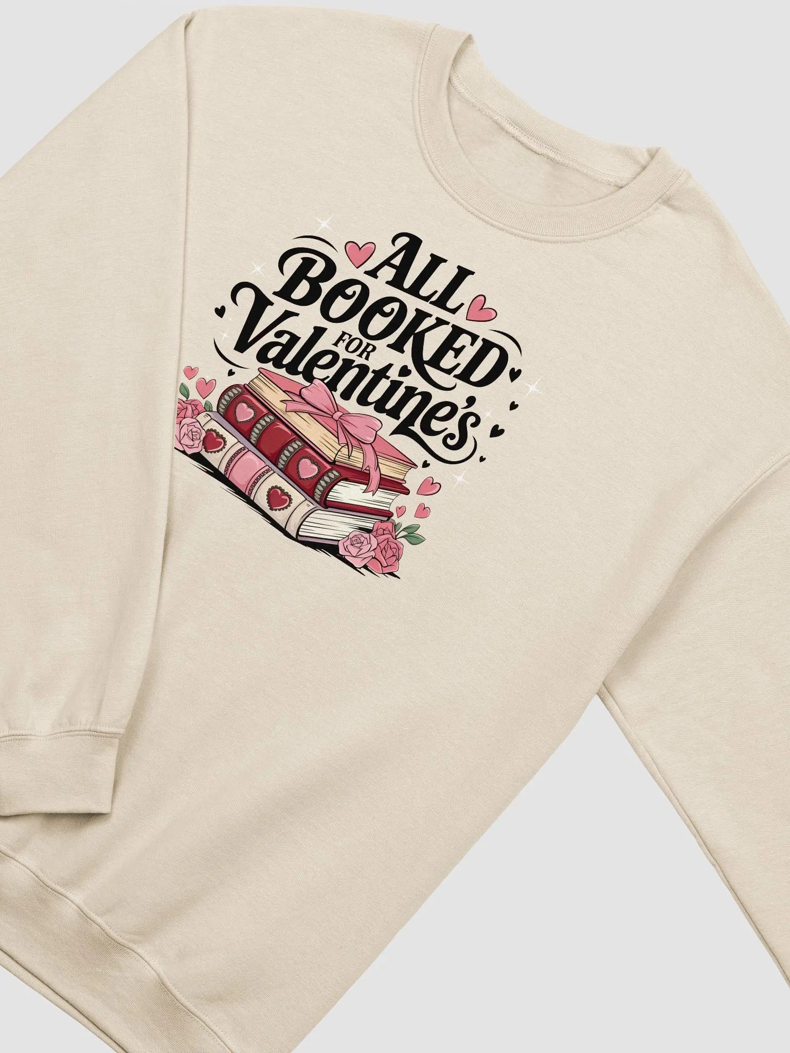 All Booked for Valentine’s Love Sweatshirt product image (10)