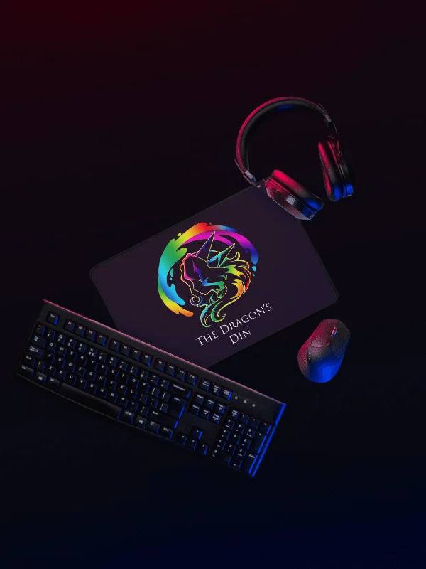 The Dragon's Din Logo Desk Mat product image (2)
