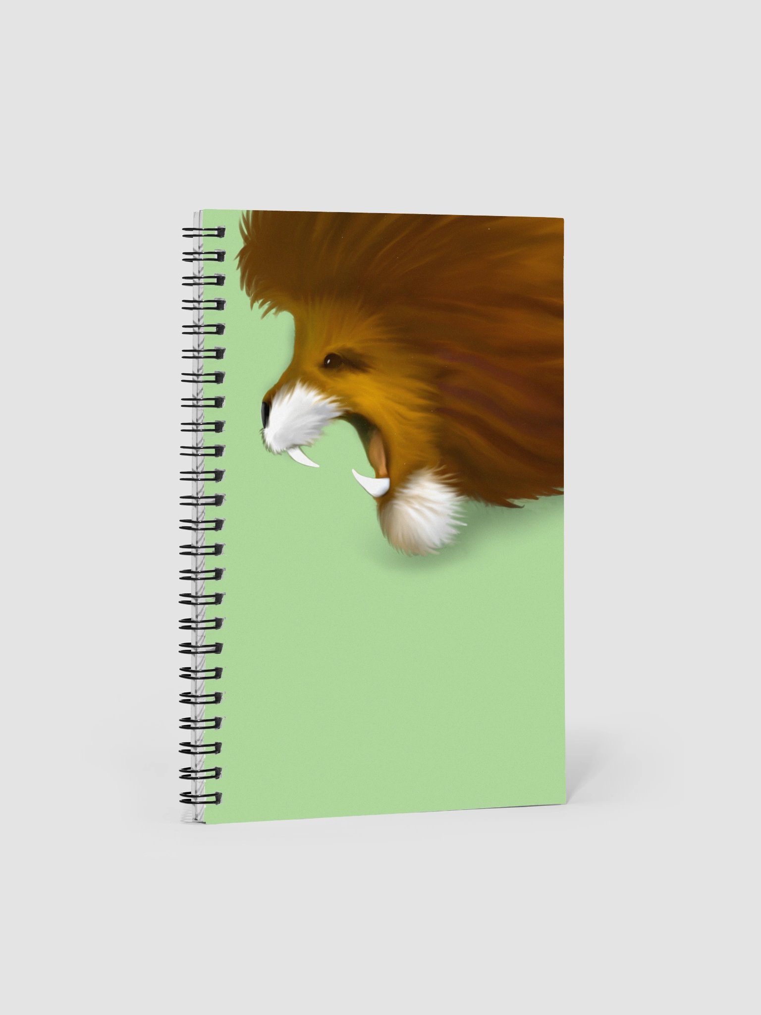 "Lion Head" Spiral Notebook product image (1)