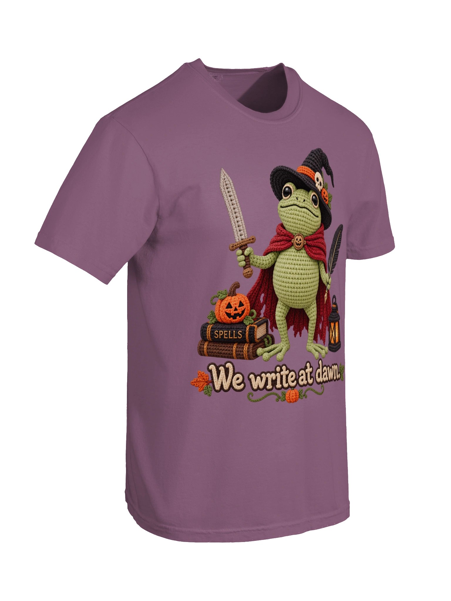 We Write at Dawn – Crochet Halloween Frog Wizard Design product image (31)