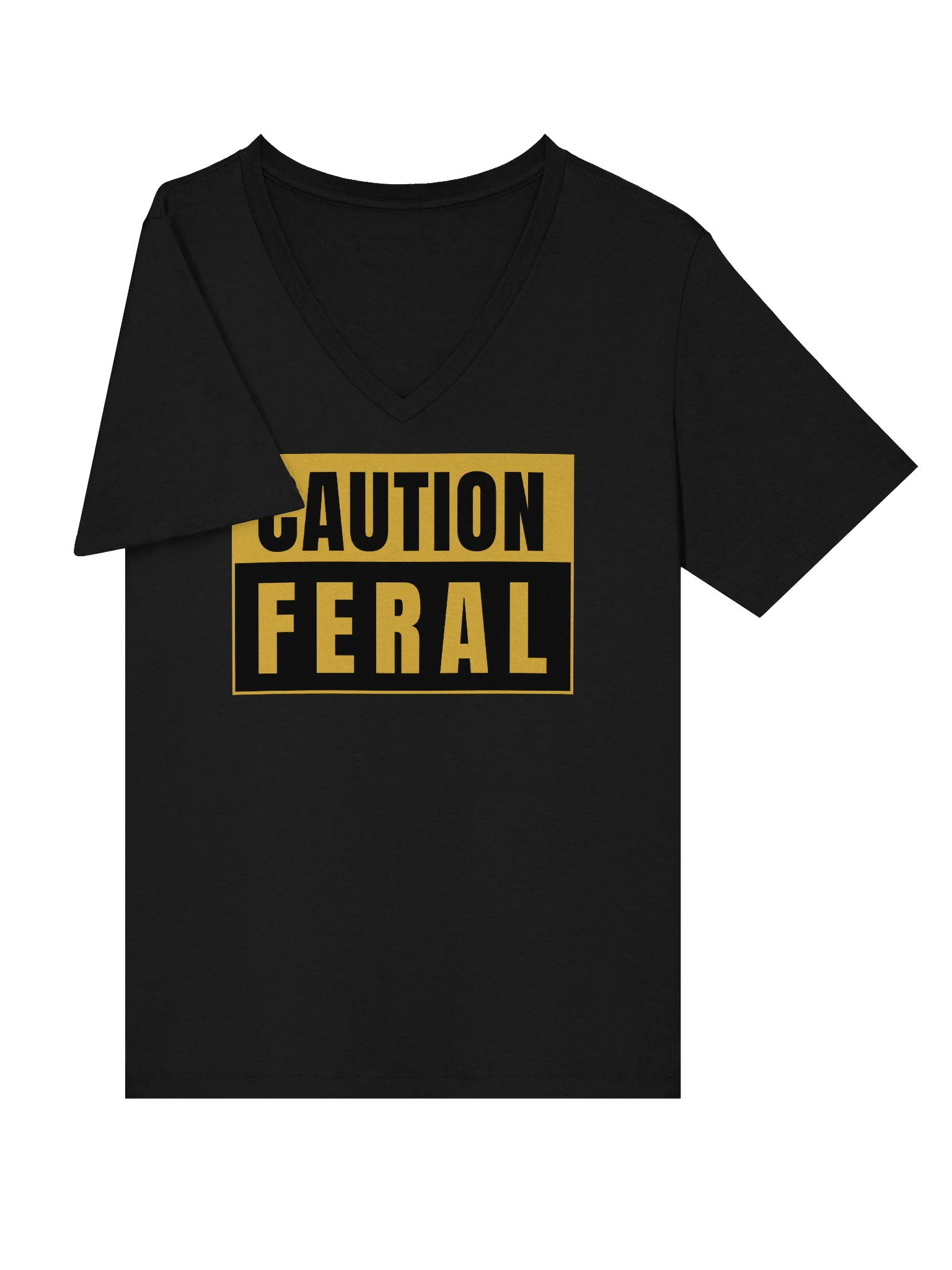 Caution Feral V-Neck Tee product image (22)