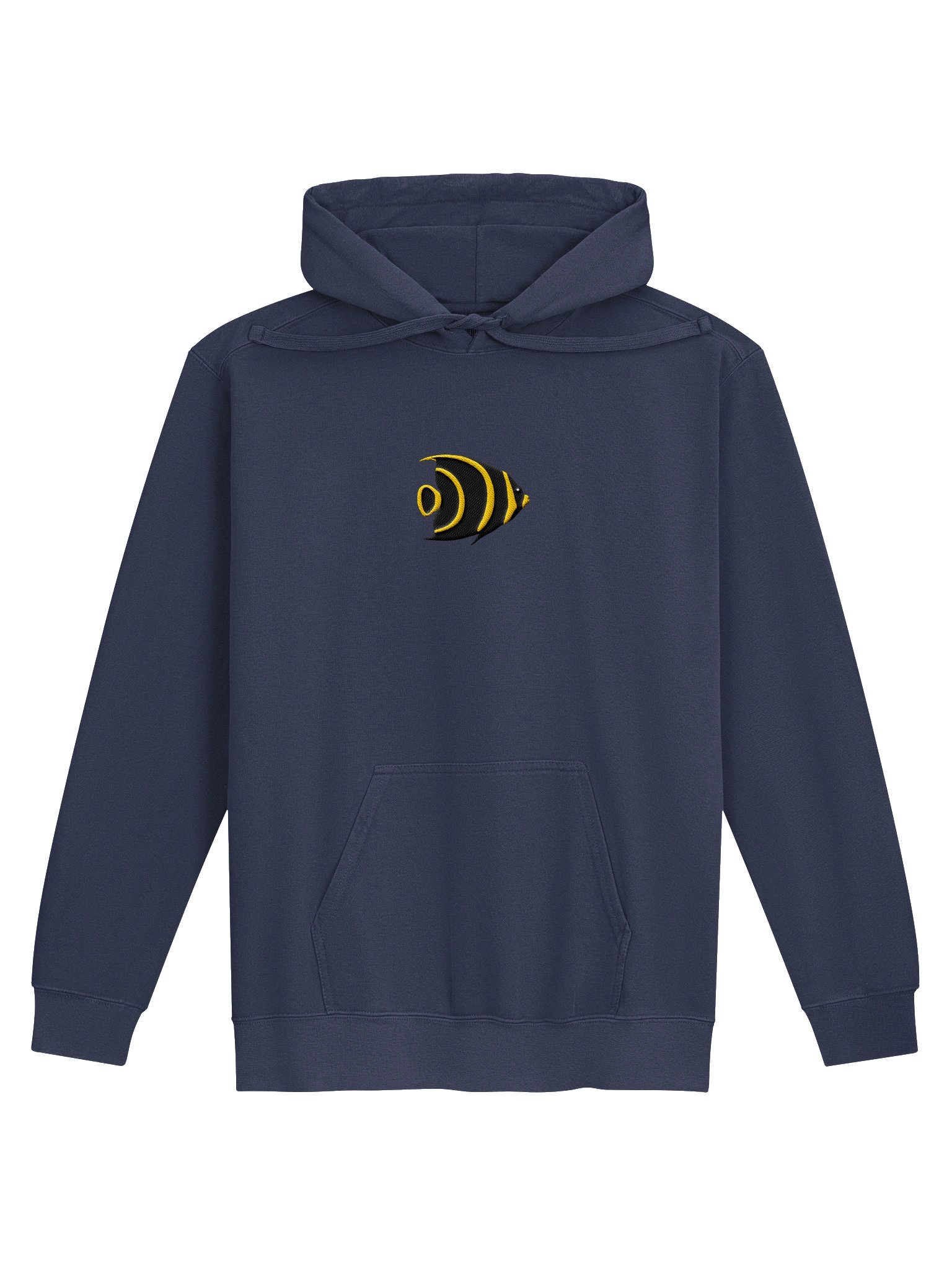 Juvenile French Angelfish Embroidered Premium Hoodie | Saltwater Reef Aquarium Fish & Marine Life Apparel product image (4)