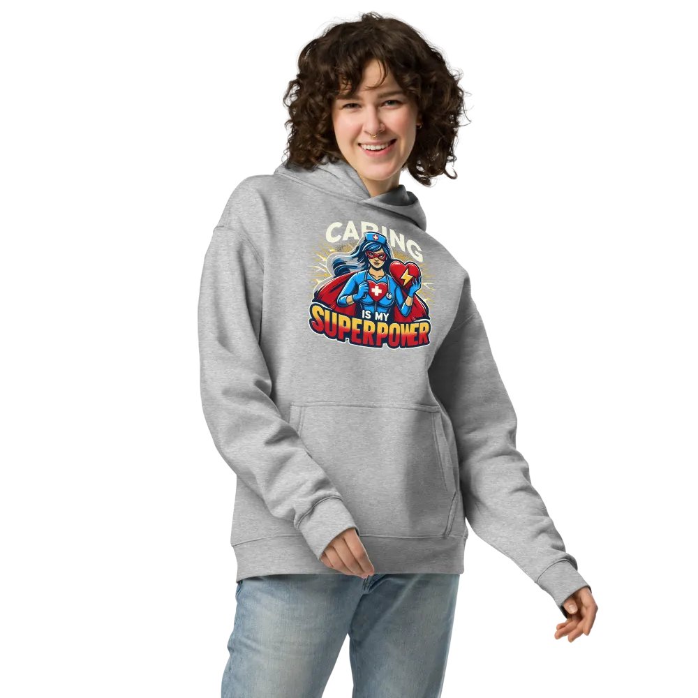 Caring Superhero Nurse Oversized Hoodie product image (33)