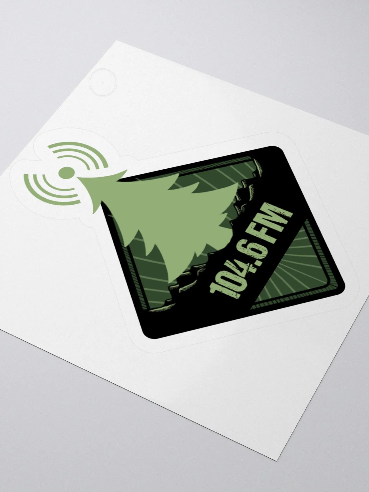 104.6 FM Kisscut Sticker product image (6)