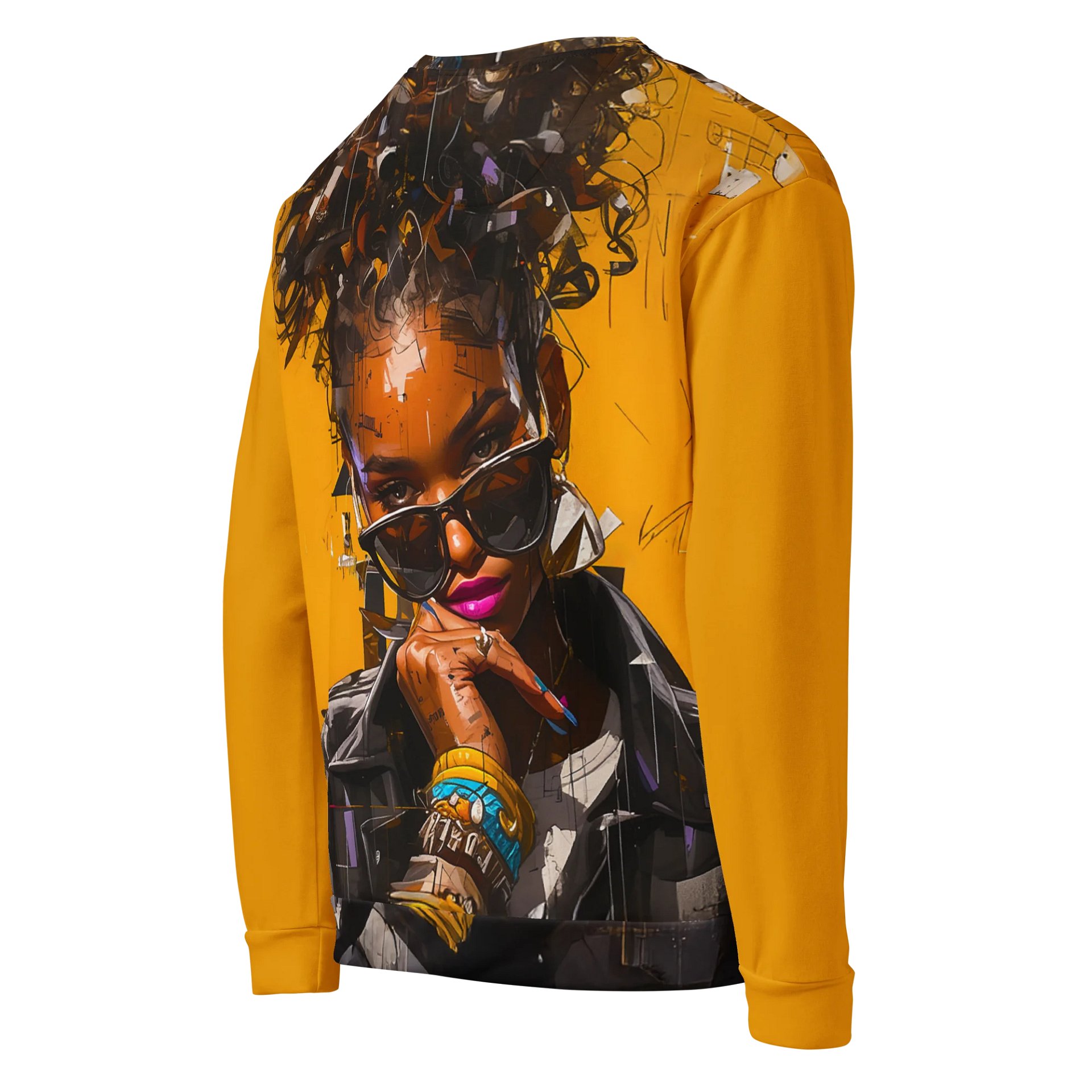 Lit Projecktz Lit Vibin' AOP Graphic Sweatshirt product image (4)