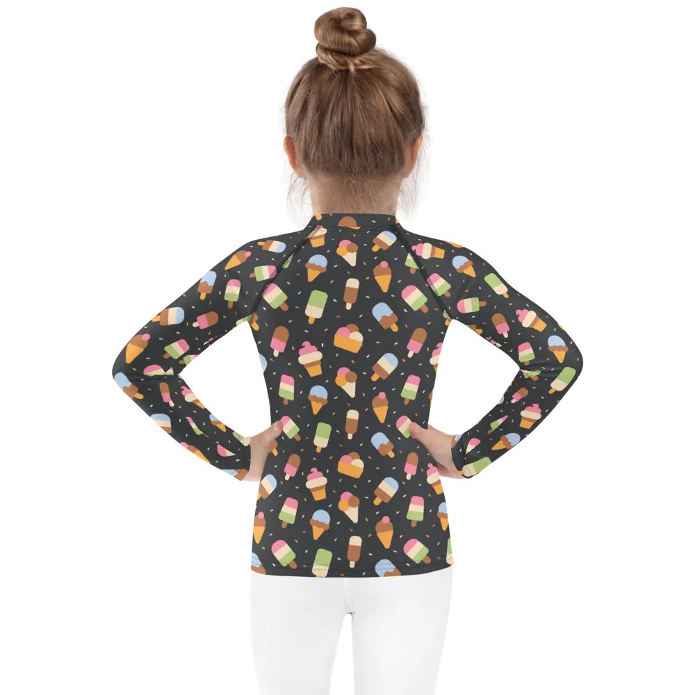 Wild Ice Cream Kids Rash Guard product image (4)