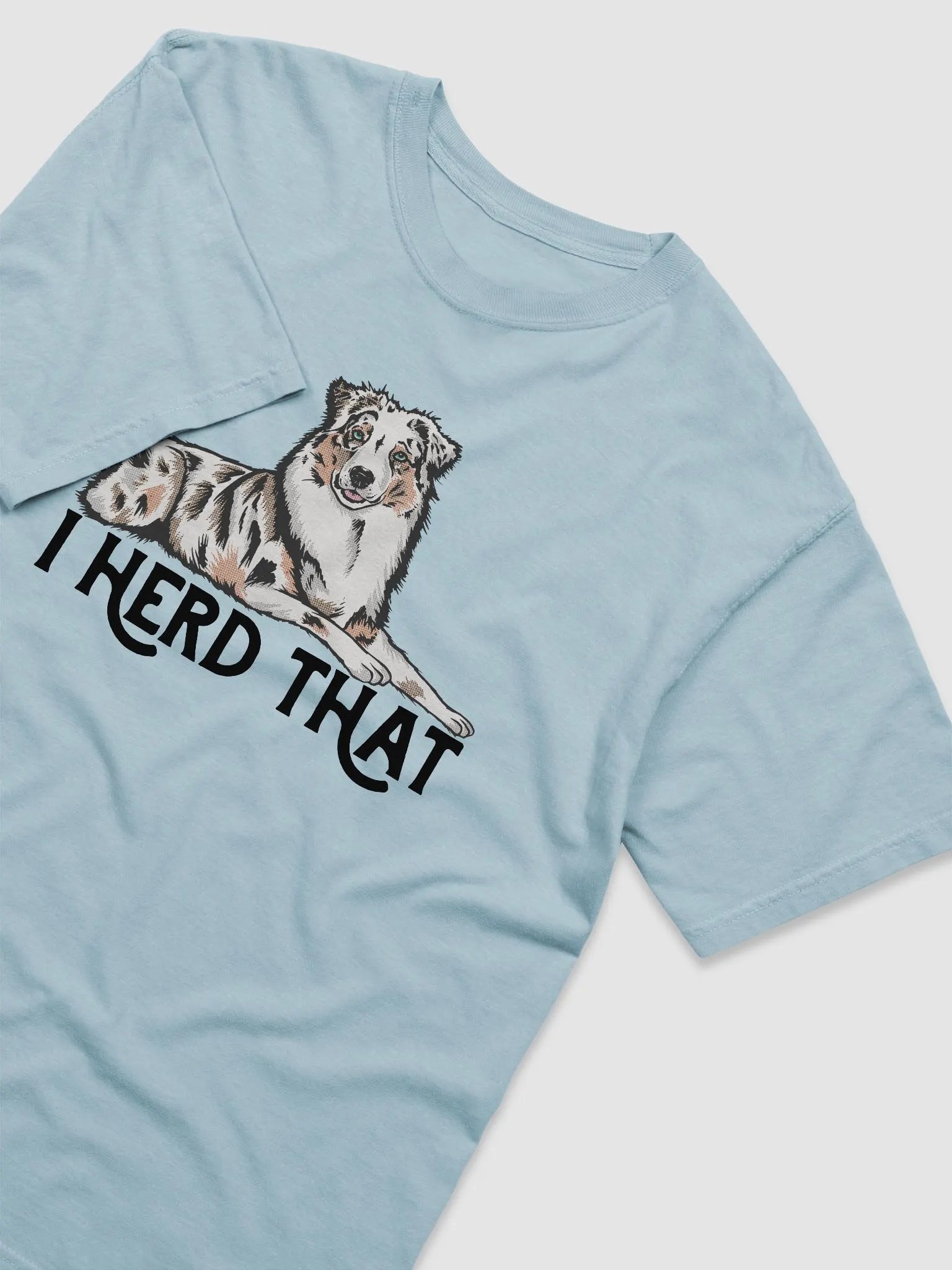 I Herd That | T-Shirt for Australian Shepherd (Blue Merle) Dog Owners product image (5)