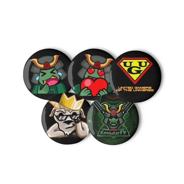 Samurai Spirit Pin Button Set product image (2)