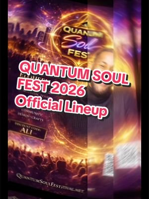 🌌🔥 THE OFFICIAL QUANTUM SOUL FEST 2026 LINEUP IS HERE! 🔥🌌 18 featured voices. 18 unique frequencies. One unforgettable experience. From speakers and authors to healers, musicians, poets, DJs, wellness practitioners, and visionary leaders, this year’s lineup is bringing together an incredible collection of talent, wisdom, creativity, and transformation. 🎤 Featured Speakers 📚 Bestselling Authors 🎶 Music Artists & DJs 🧘 Wellness & Yoga Instructors 🔔 Sound Healing Facilitators 🎙️ Spoken Word Artists ⚡ Conscious Creators & Change-Makers Whether you’re seeking knowledge, healing, inspiration, community, music, or a new perspective, there’s something here for you. This isn’t just a festival. It’s a gathering of frequencies. 📍 Houston, Texas 📅 July 31 – August 2, 2026 The field is open. The sound of awakening is calling. 🎟️ Get your tickets now at: quantumsoulfestival.net @IAMGODFREQUENCY @AudreyKatrinia @Paris Sha’Lunetra @ELV8D WARRIHER GODDESS @Rashaud Poet @InWard Beauty @atibaOMaryoga @oraclehighsupreme @MC Medina @RaHorakhty999 @b.soul13 @Chauuuun @Meek’s Vegan Pizza @JClay | Music for Miracles @Tiffany @Eloheem Ali  #QuantumSoulFest #QuantumSoulFest2026 #OfficialLineup #TheSoundOfAwakening #HoustonEvents