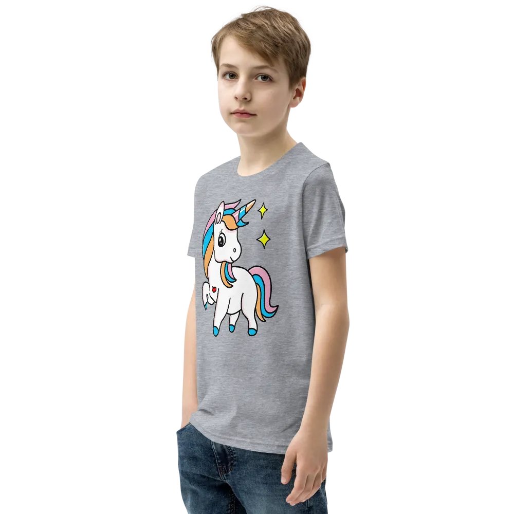 Rainbow Unicorn Youth T-Shirt product image (3)
