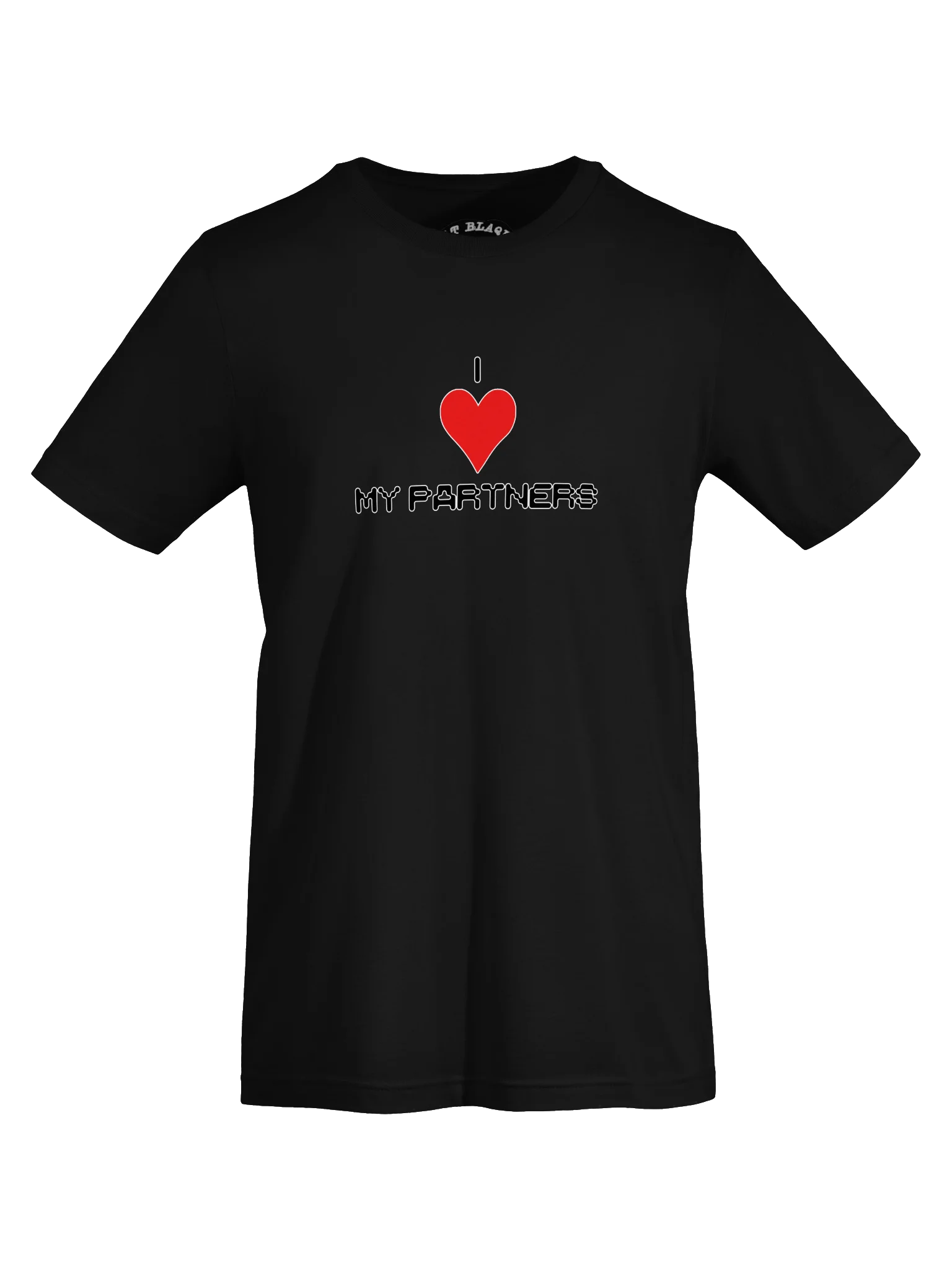 I Love My Partners Super Soft Black Ink Tee product image (5)