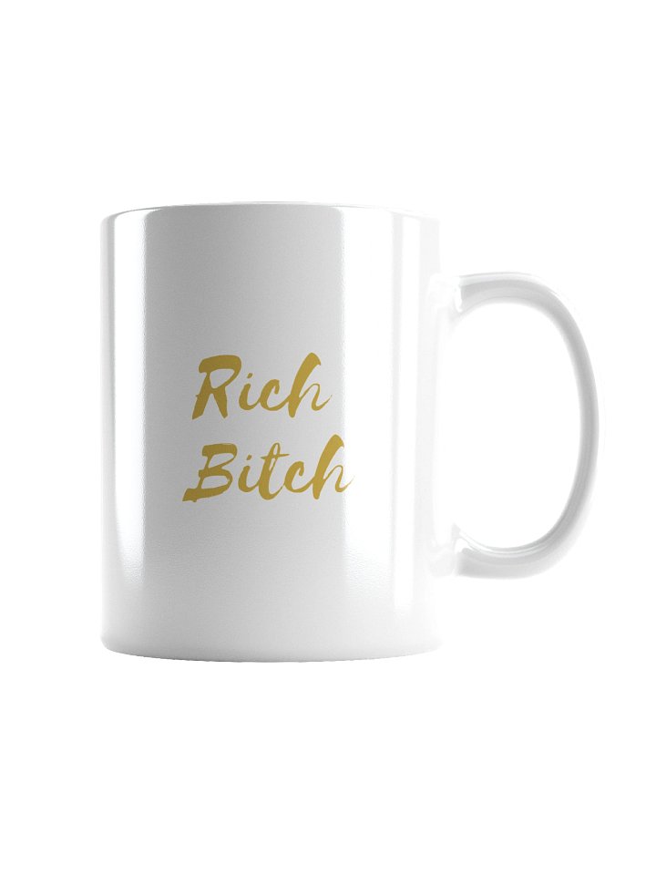 Rich Bitch Golden mug product image (4)