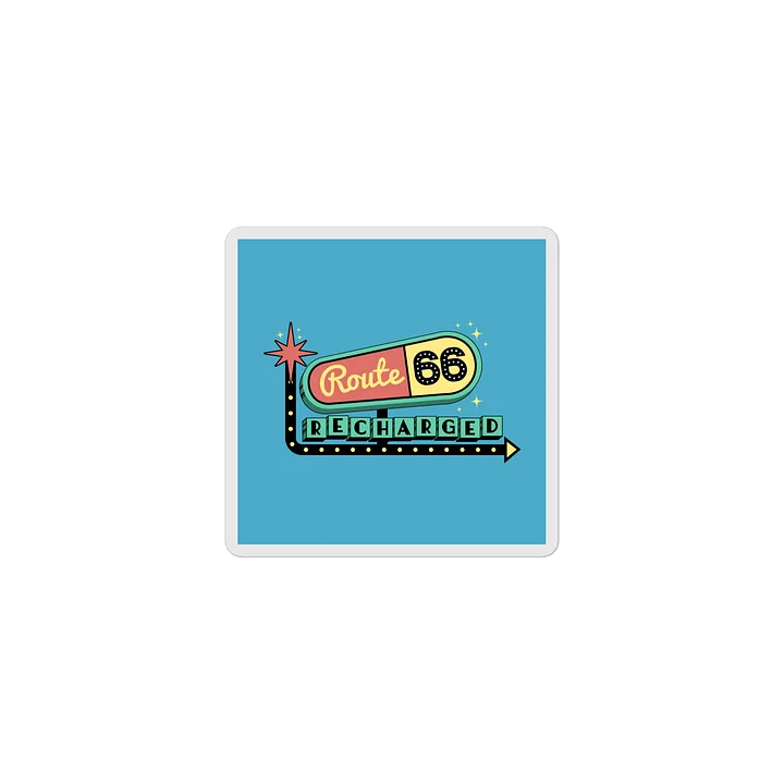 Route 66 Recharged / 1950's / Decades Art (Sticker) product image (1)