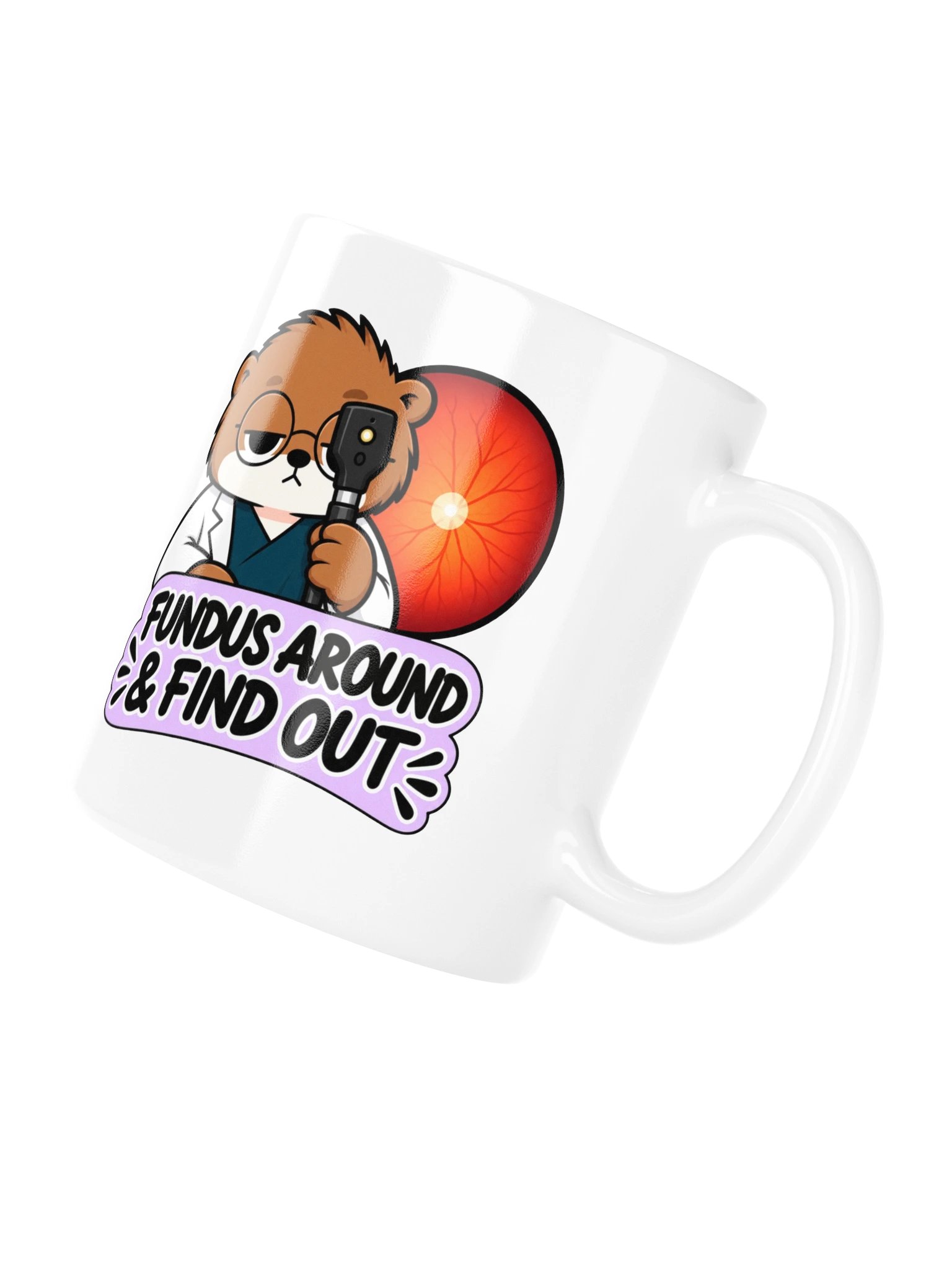 Sleepy Optometrist Fundus Around & Find Out Mug product image (4)