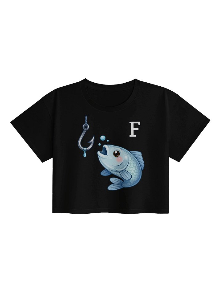 F for Fishing Crop Top product image (1)