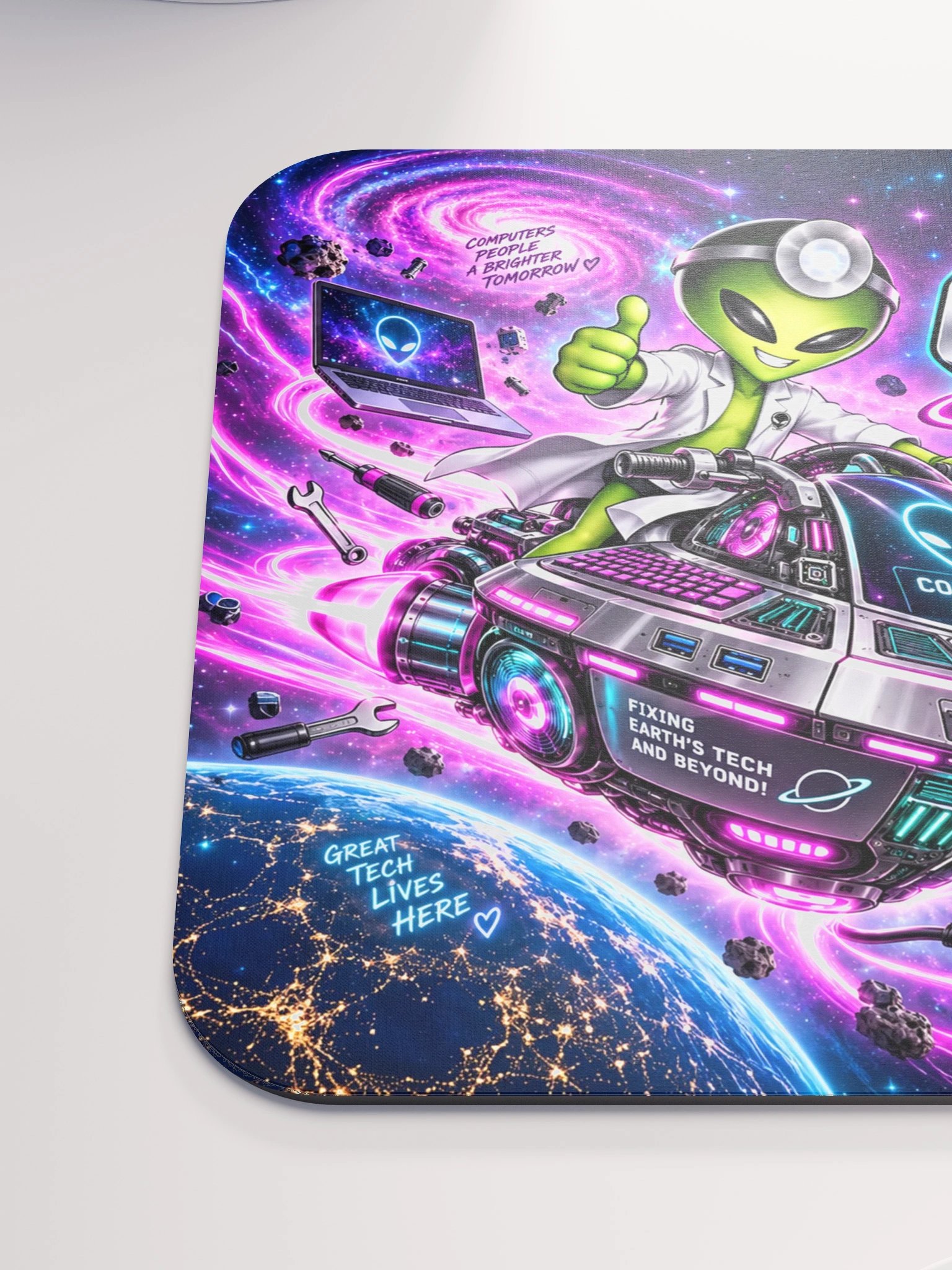 Computer Headz Neon Nebula Mousepad – Edition 02 product image (6)