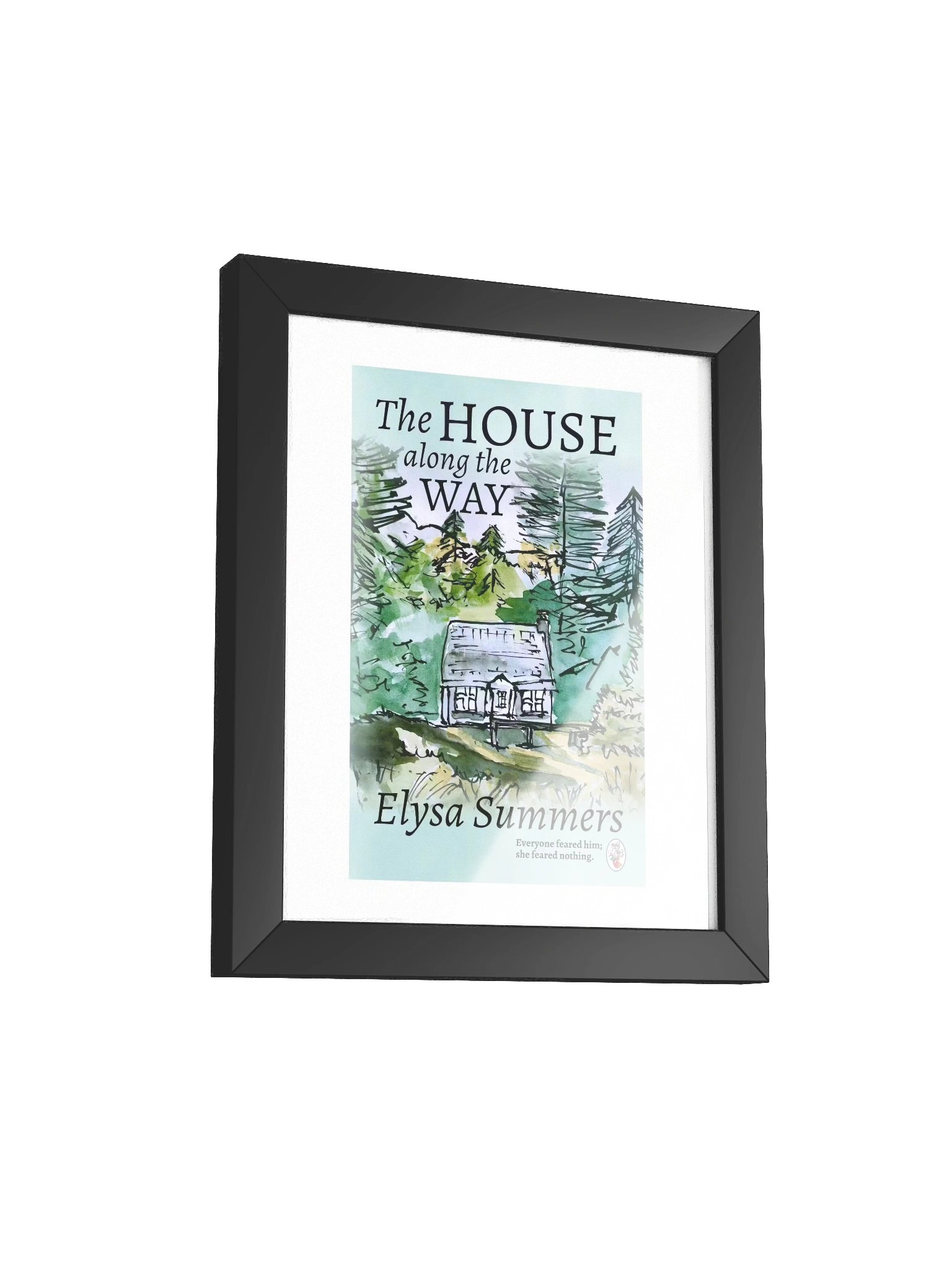 The House Along the Way Framed Cover Print product image (2)