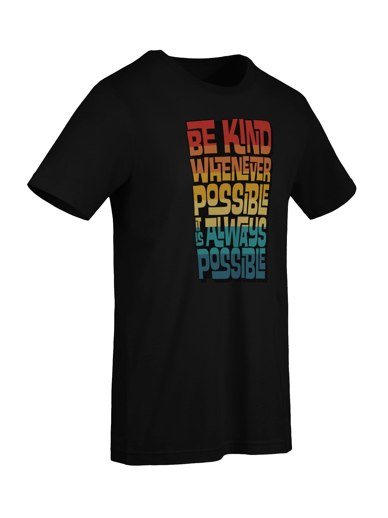 Be Kind Whenever Possible Vintage Sunset T-Shirt product image (5)