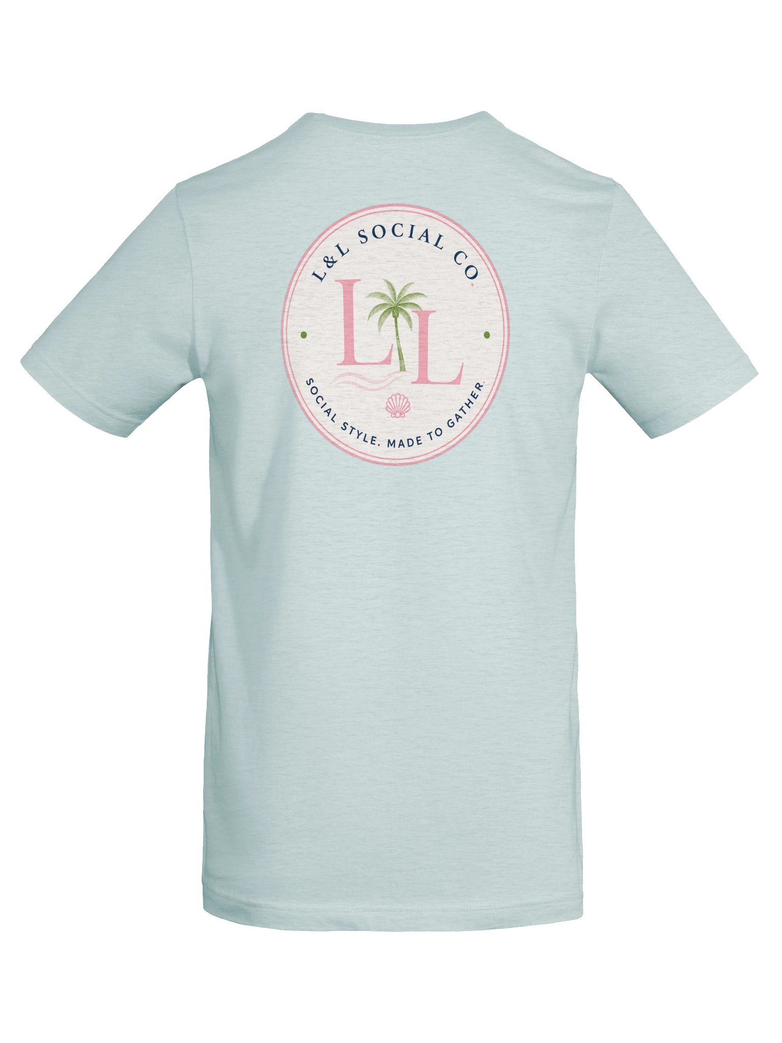 LL Social Co. Signature Logo Tee — Navy product image (36)