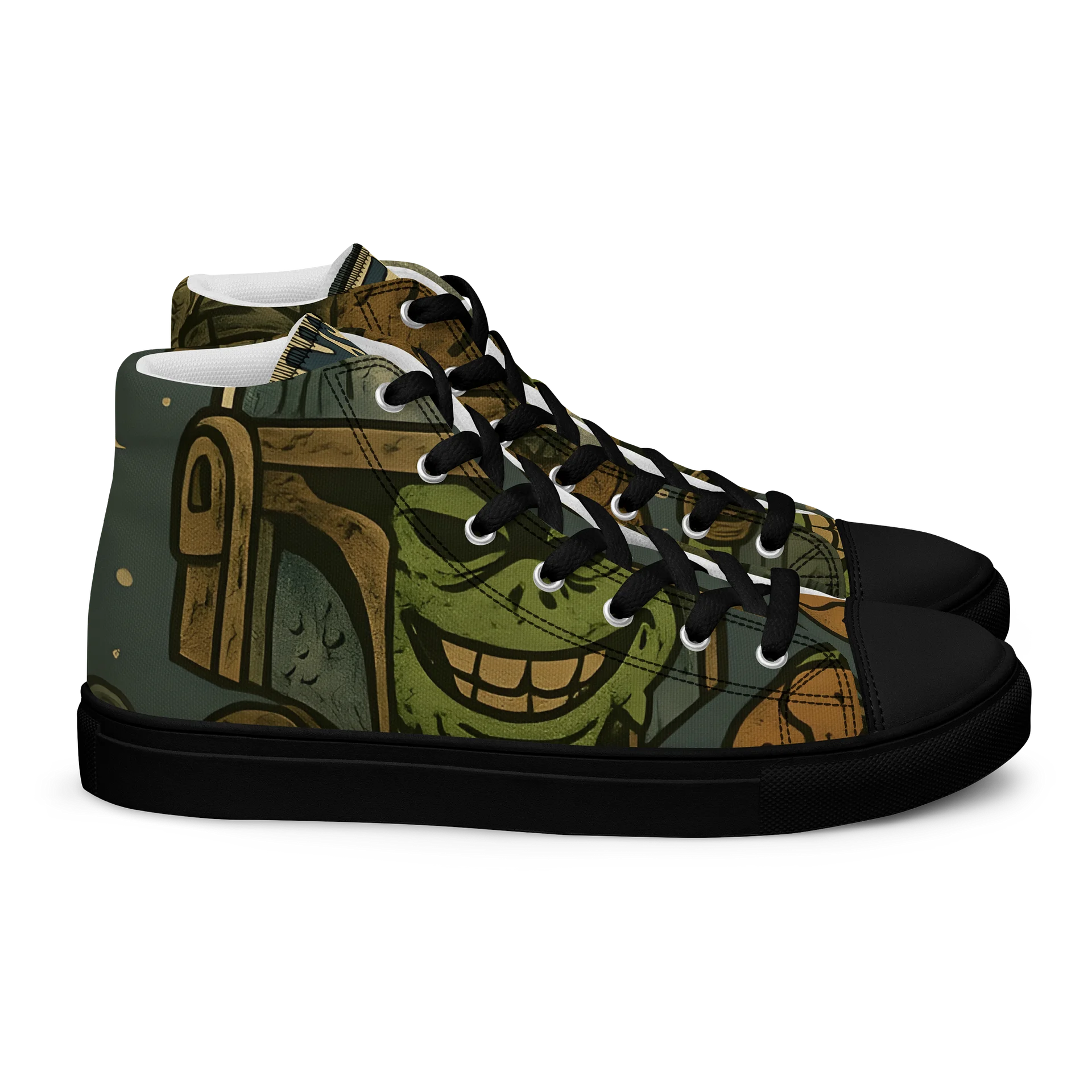 Zombie Warrior High Top Canvas Shoes product image (2)