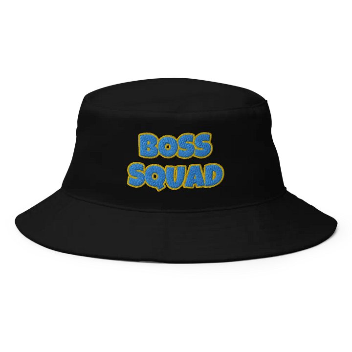 Boss Squad Bucket Hat (Blue & Yellow) product image (1)