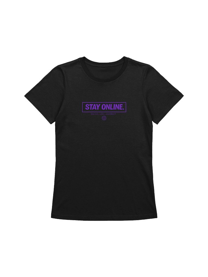 STAY ONLINE WOMENS PURPLE SHIRT product image (1)