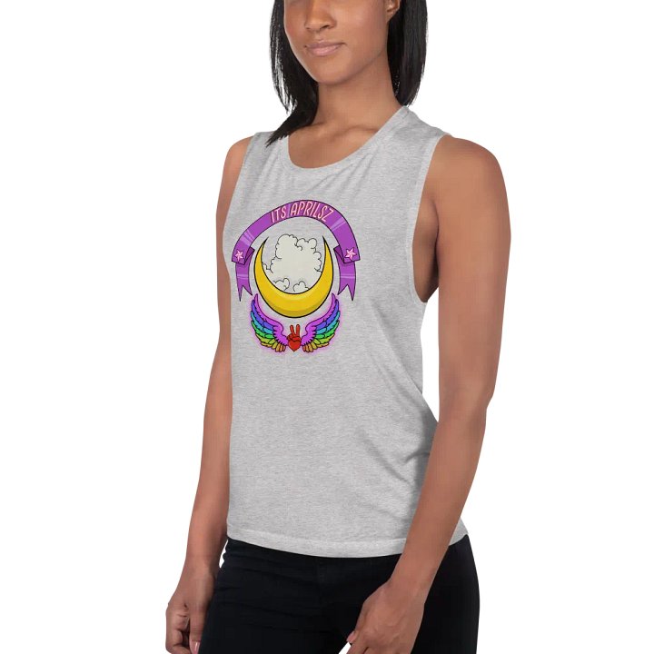 Its Aprilsz Channel Logo Flowy Muscle Tank product image (2)