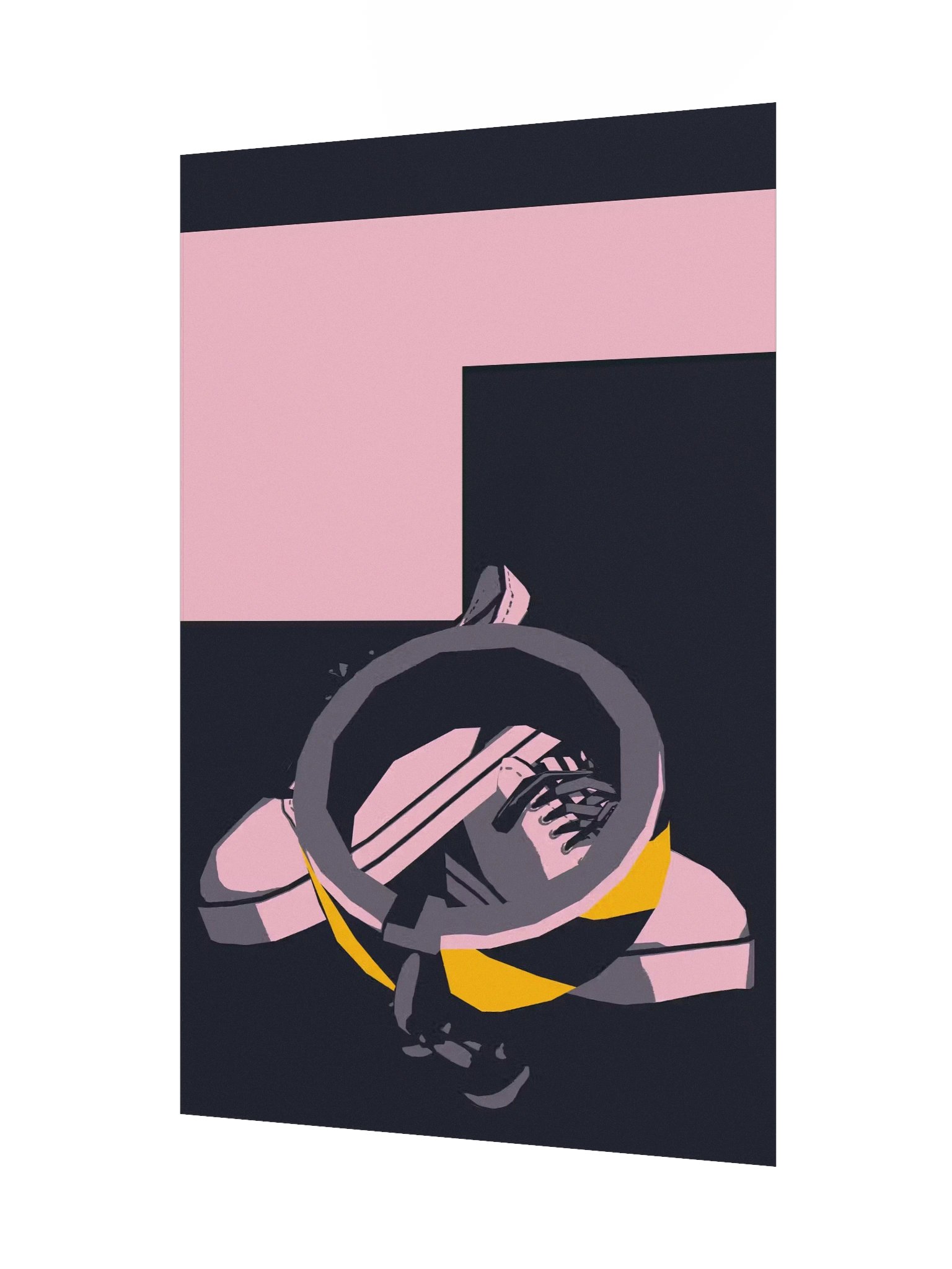 Collar Me Shocked minimalist poster product image (3)