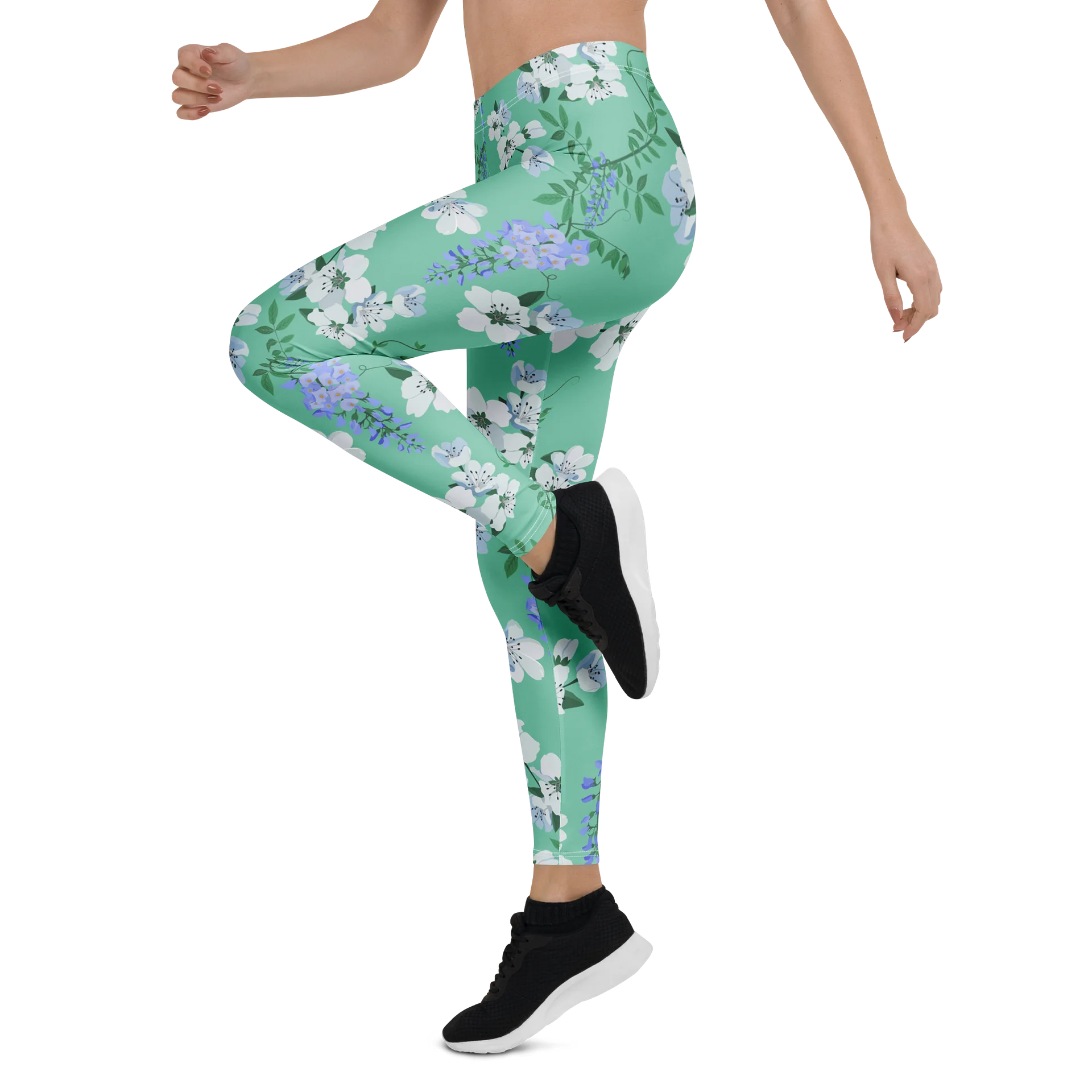 Cherry Blossom Flowers Leggings for Active Wear product image (4)