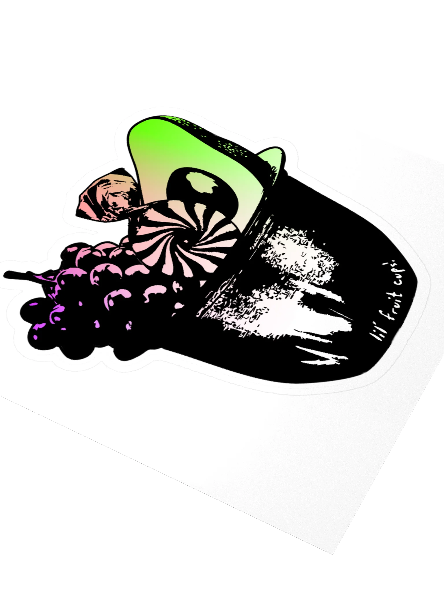 Little Fruit Cups Sticker product image (8)