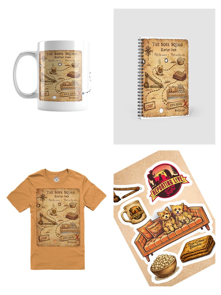 Sofa Squad Treasure Map Starter Kit Bundle product image (2)