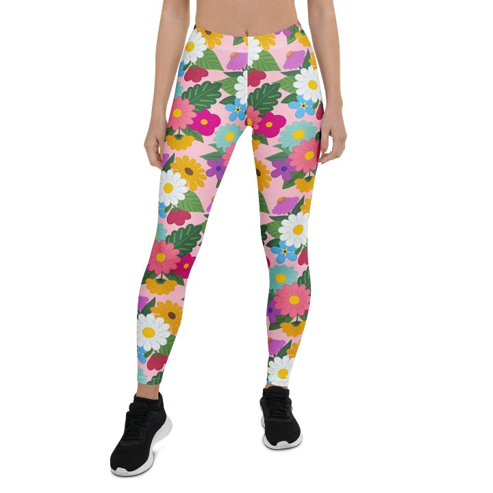 Floral Yarn Print Leggings product image (1)