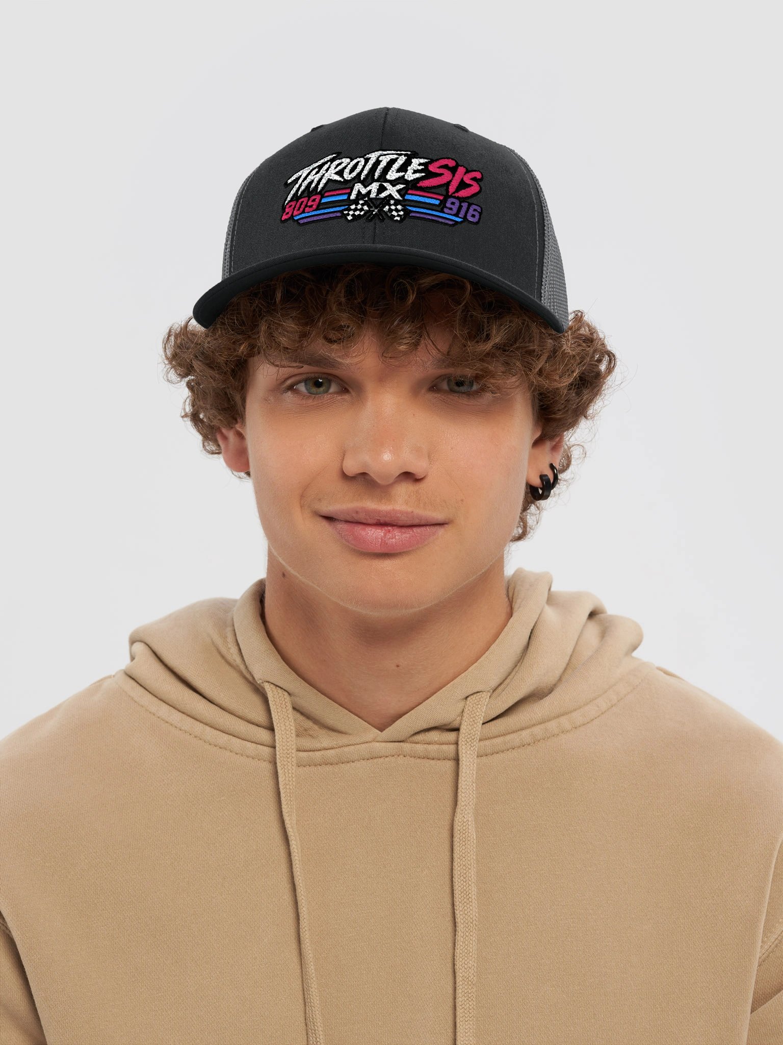 ThrottleSis MX Logo Trucker Hat product image (5)