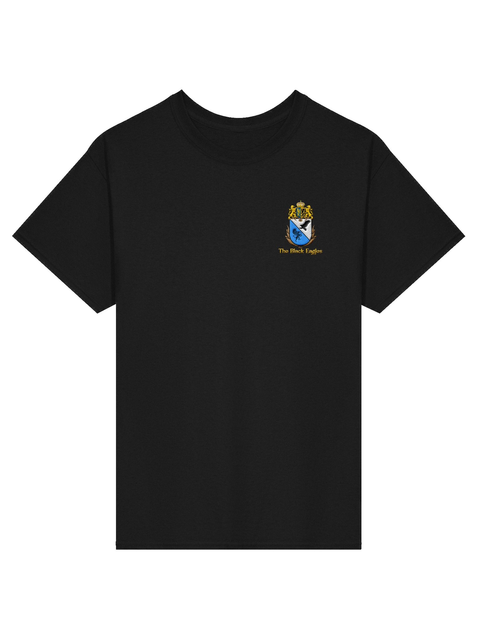 Black Eagles embroidered t-shirt product image (3)