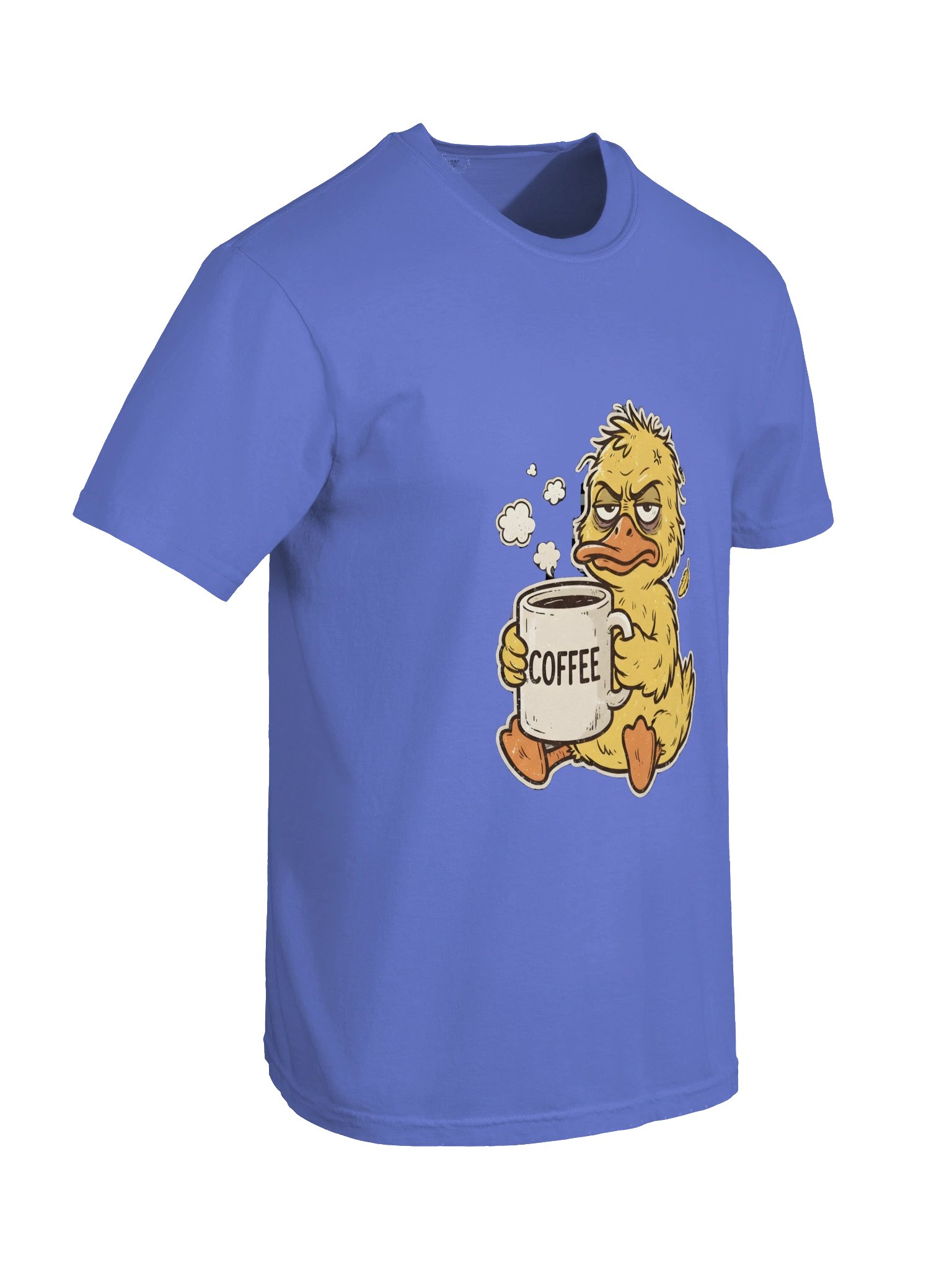 Grumpy Duck With Coffee Tee product image (6)
