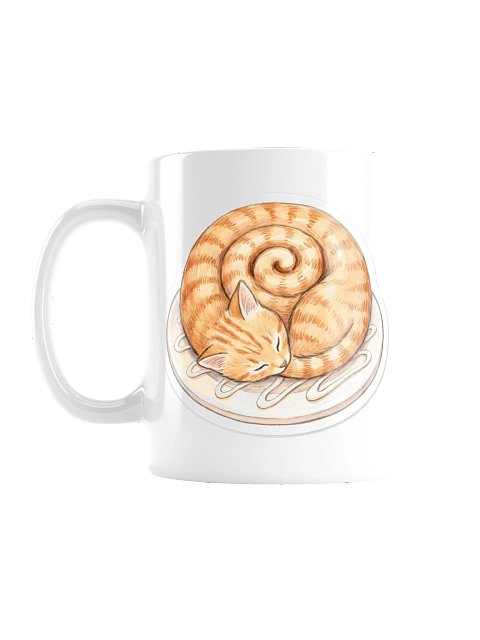 Cinnameow Roll Mug