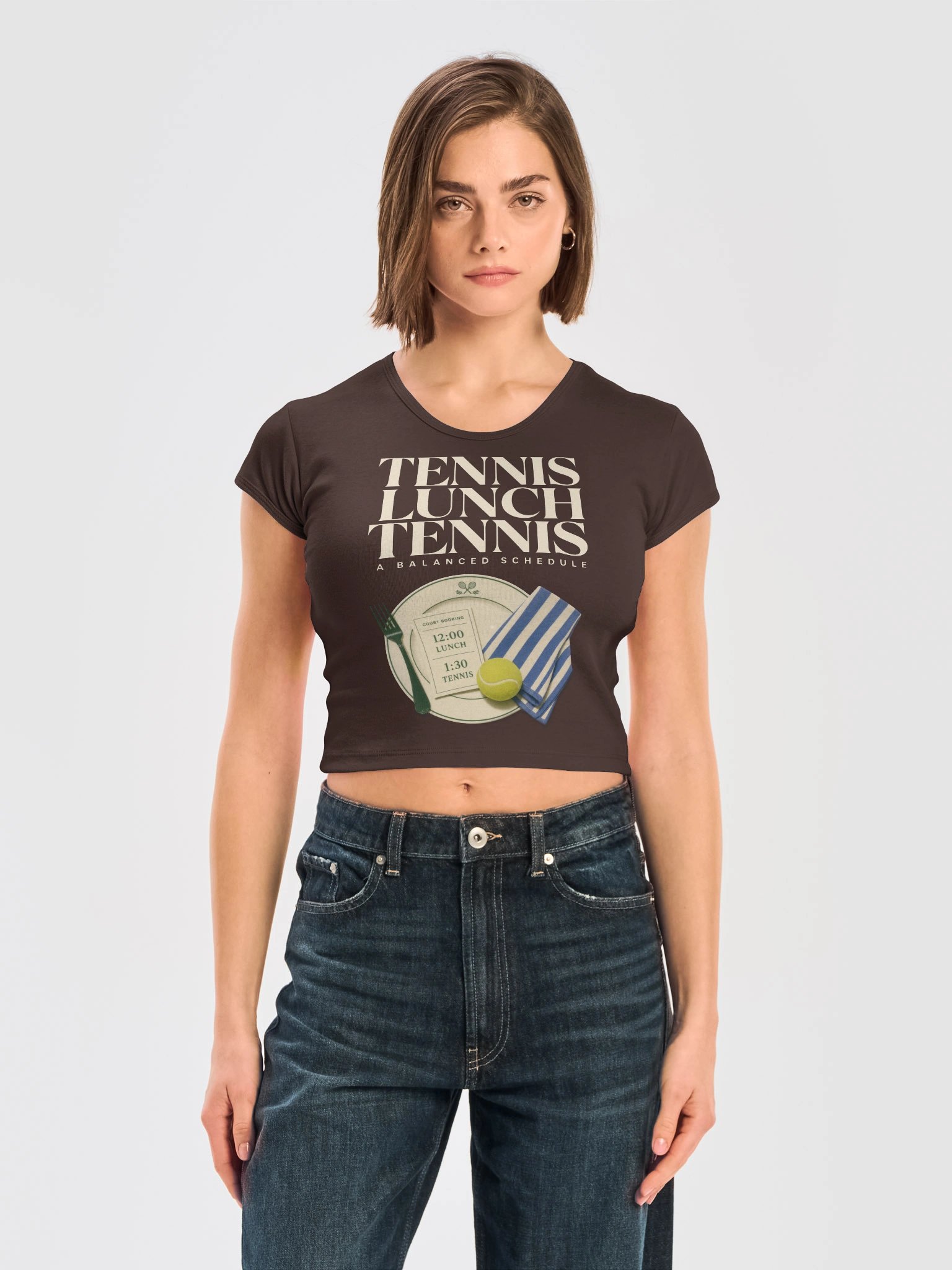 Tennis Lunch Tennis Crop Tee product image (3)