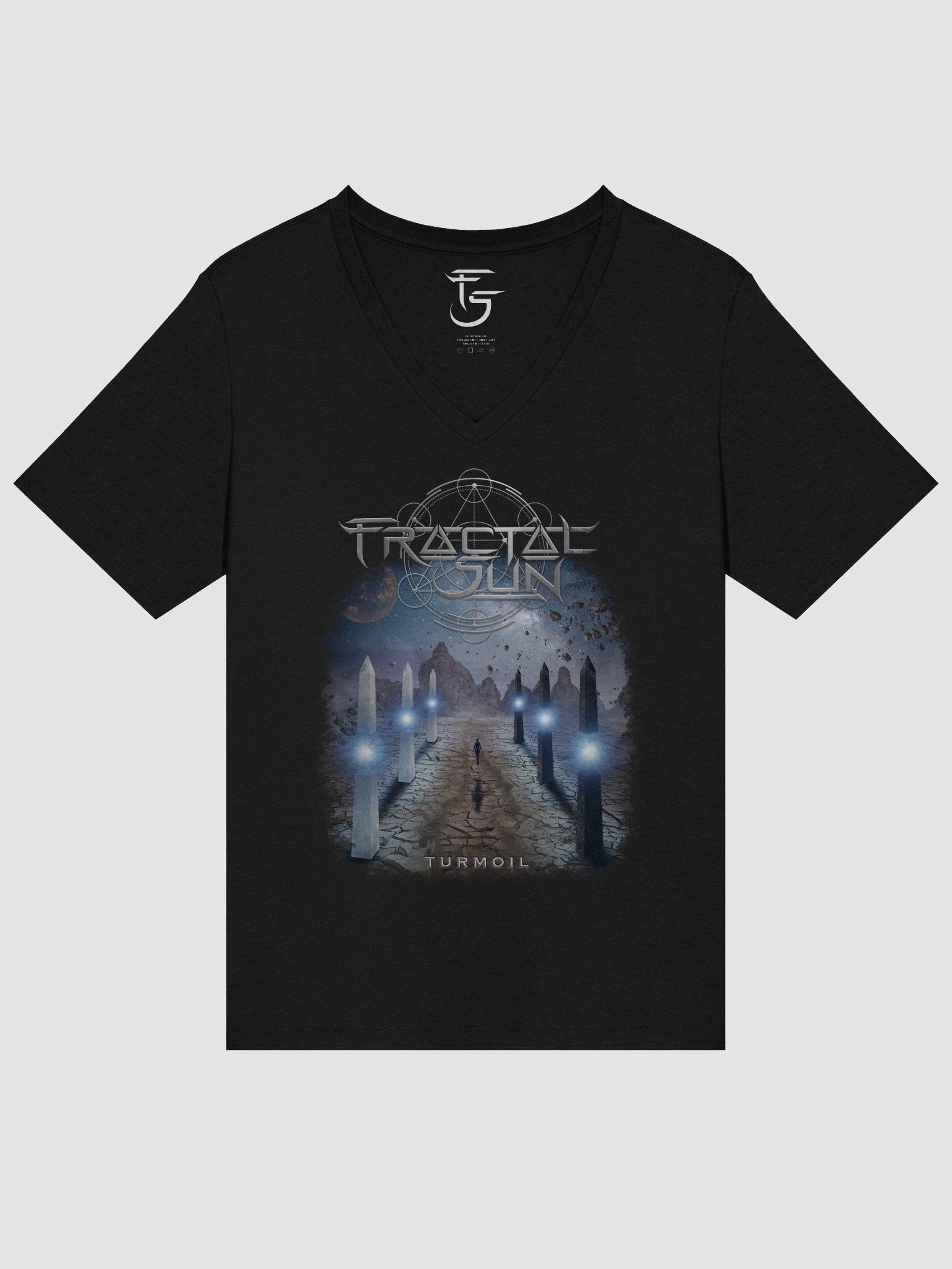 Turmoil Women's Relaxed V-Neck T-Shirt product image (9)